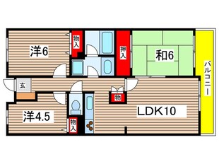 クレスの物件間取画像